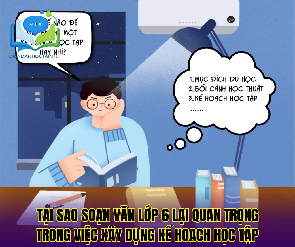 Tại sao soạn văn lớp 6 lại quan trọng trong việc xây dựng kế hoạch học tập