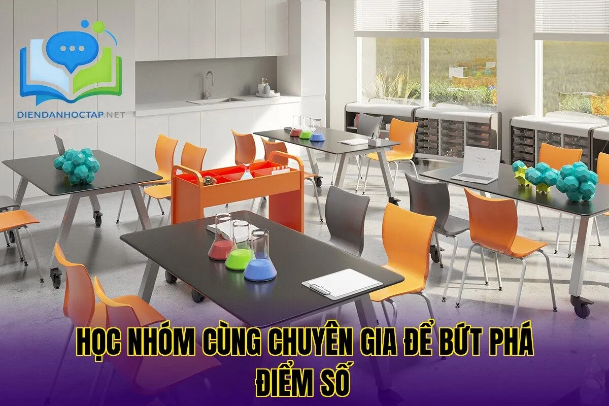 Học nhóm cùng chuyên gia để bứt phá điểm số