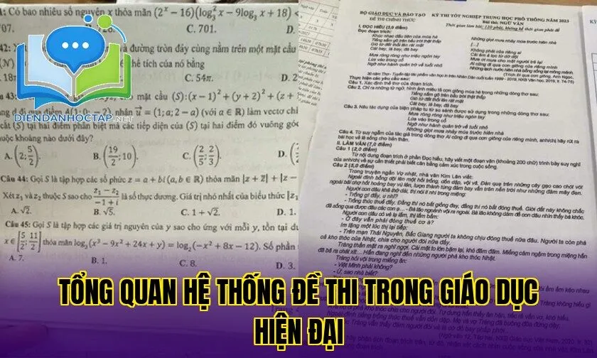 Tổng quan hệ thống đề thi trong giáo dục hiện đại