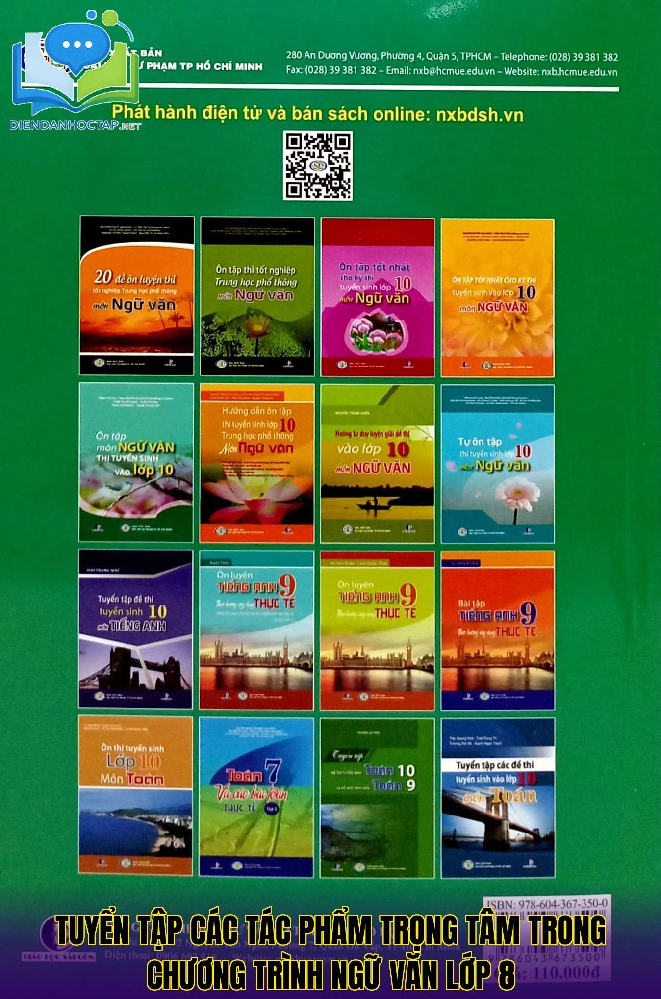Tuyển tập các tác phẩm trọng tâm trong chương trình ngữ văn lớp 8