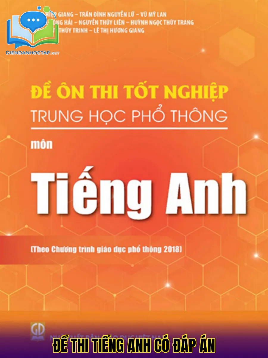 Đề Thi Tiếng Anh Có Đáp Án