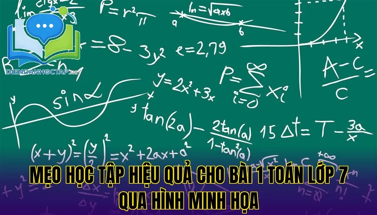 Mẹo học tập hiệu quả cho bài 1 Toán lớp 7 qua hình minh họa