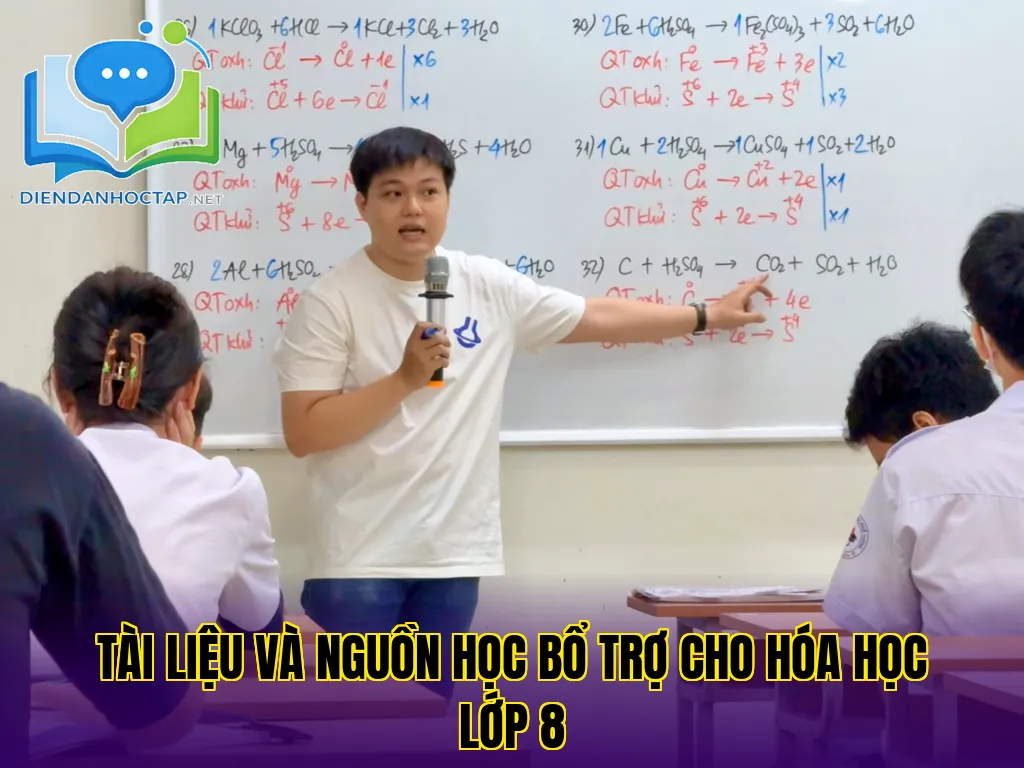Tài liệu và nguồn học bổ trợ cho hóa học lớp 8