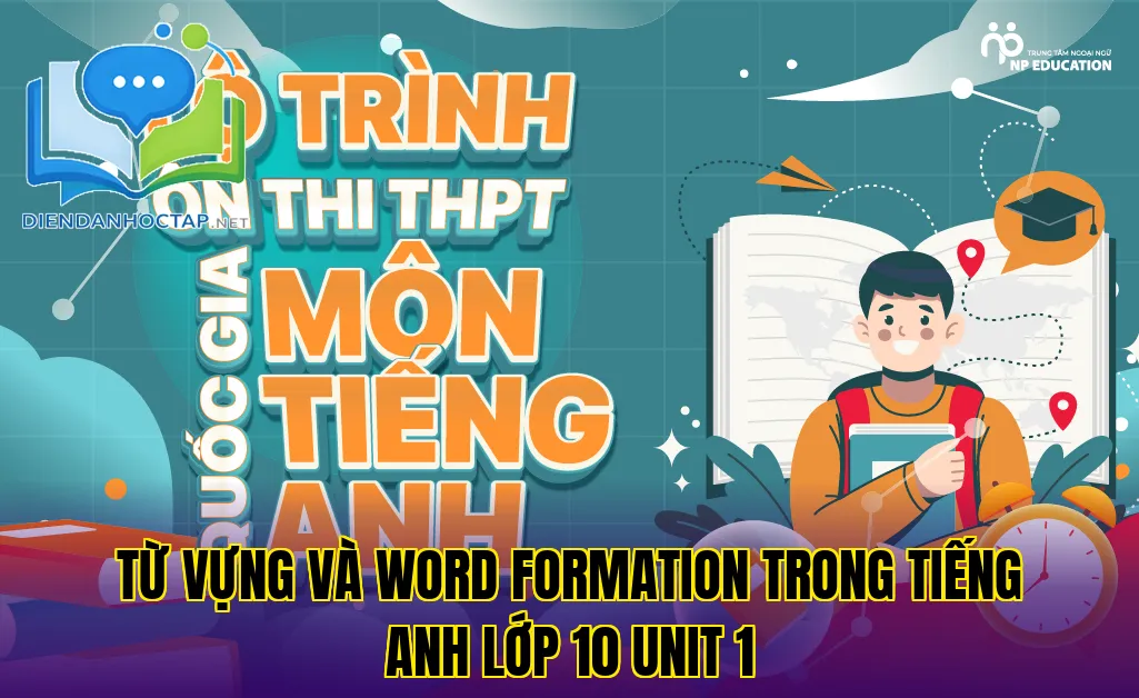 Từ vựng và word formation trong tiếng Anh lớp 10 unit 1