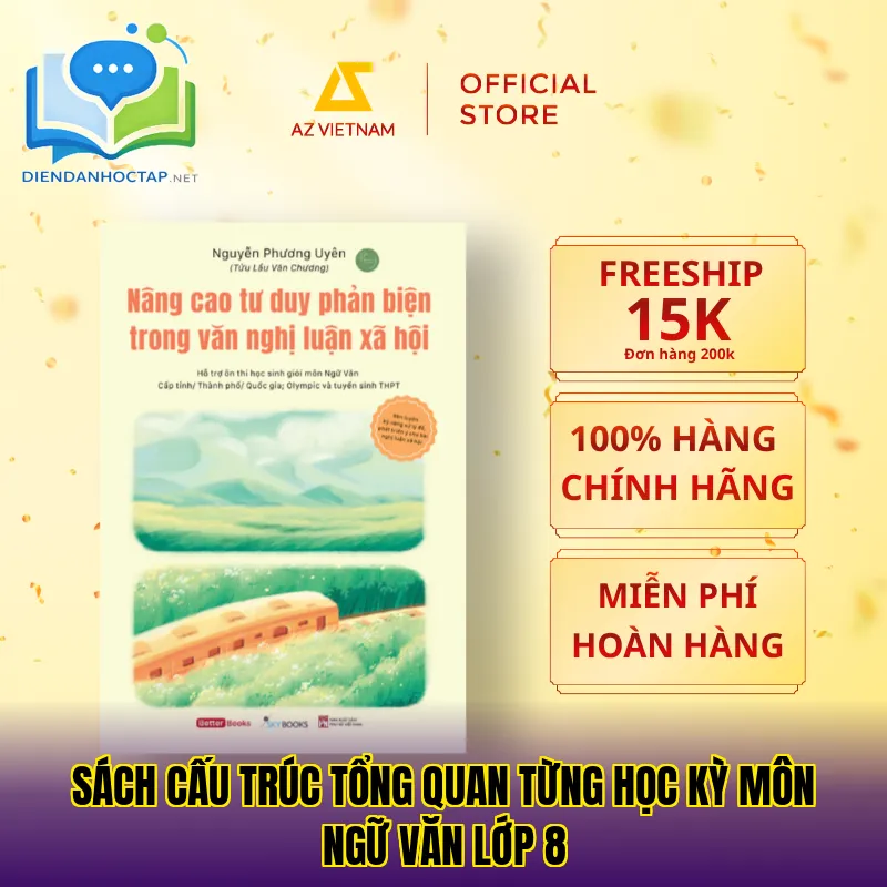 Sách cấu trúc tổng quan từng học kỳ môn ngữ văn lớp 8