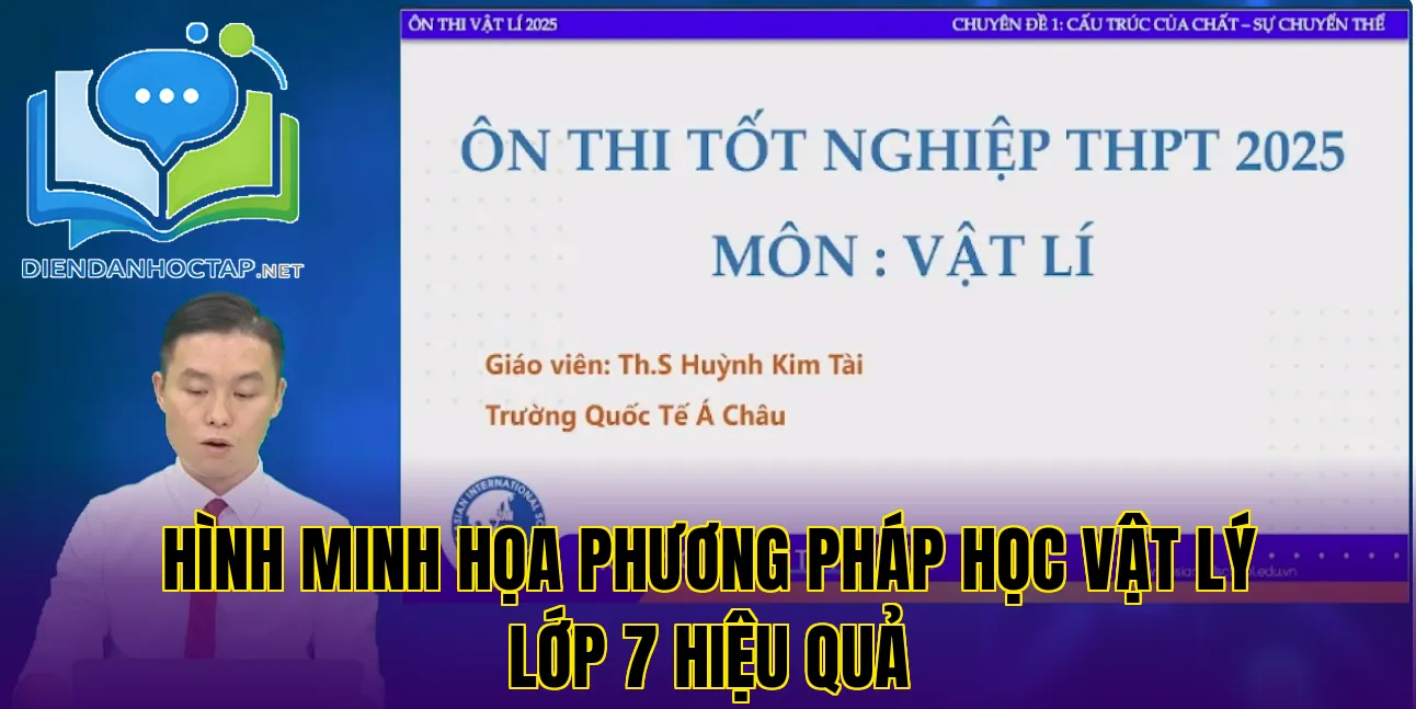 Hình minh họa phương pháp học vật lý lớp 7 hiệu quả
