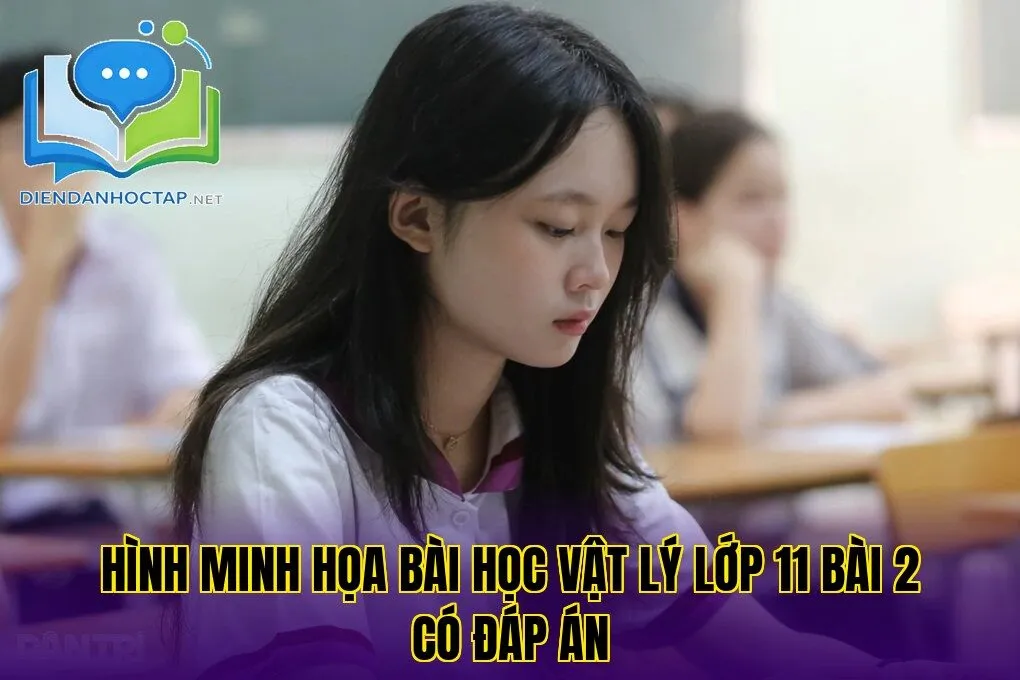 Hình minh họa bài học vật lý lớp 11 bài 2 có đáp án