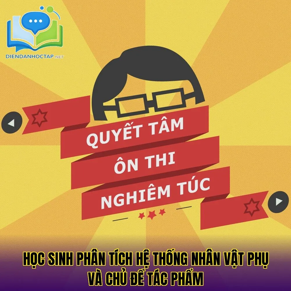 Học sinh phân tích hệ thống nhân vật phụ và chủ đề tác phẩm