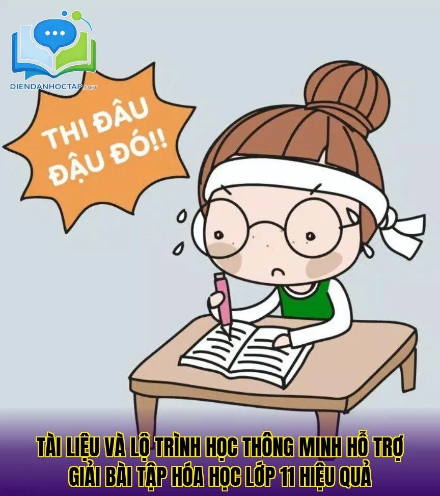 Tài liệu và lộ trình học thông minh hỗ trợ giải bài tập hóa học lớp 11 hiệu quả