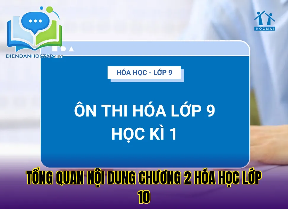 Tổng quan nội dung chương 2 hóa học lớp 10