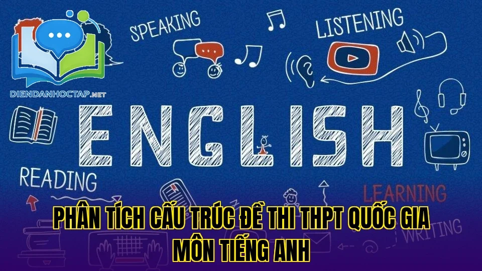 Phân tích cấu trúc đề thi THPT Quốc gia môn tiếng Anh
