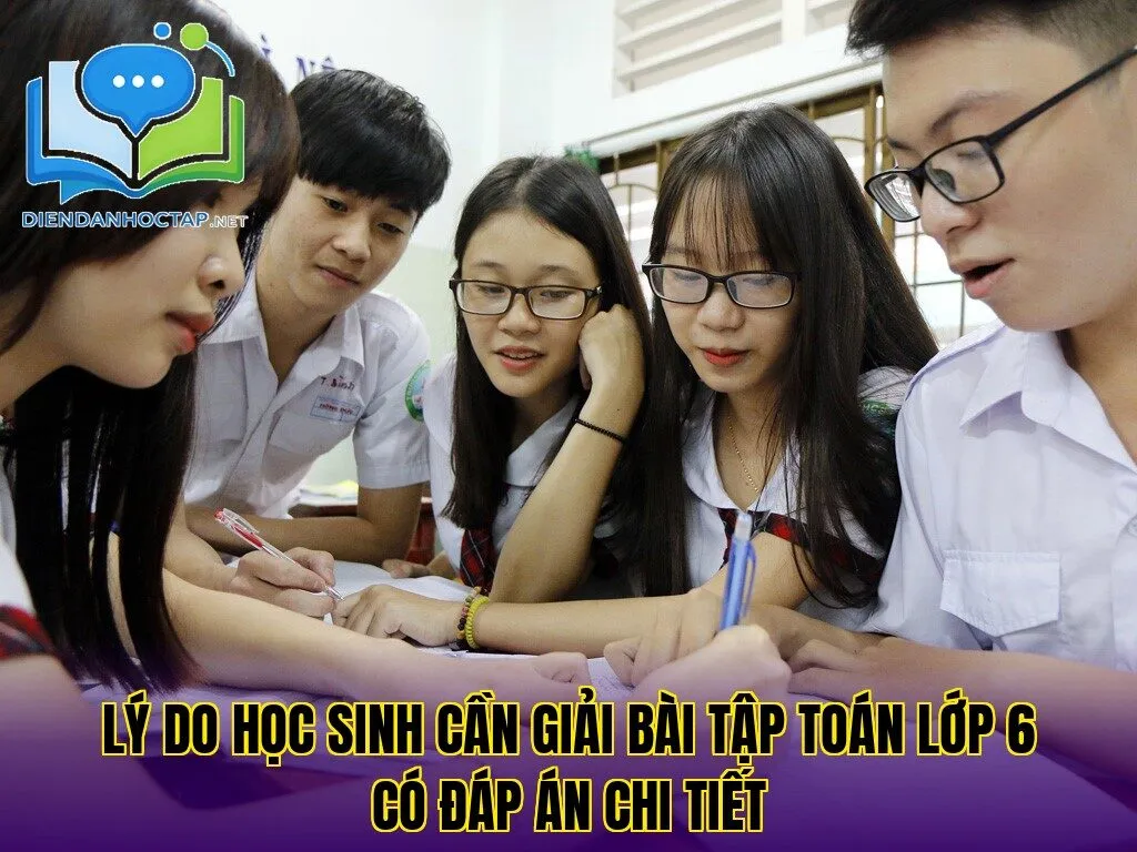 Lý do học sinh cần giải bài tập Toán lớp 6 có đáp án chi tiết