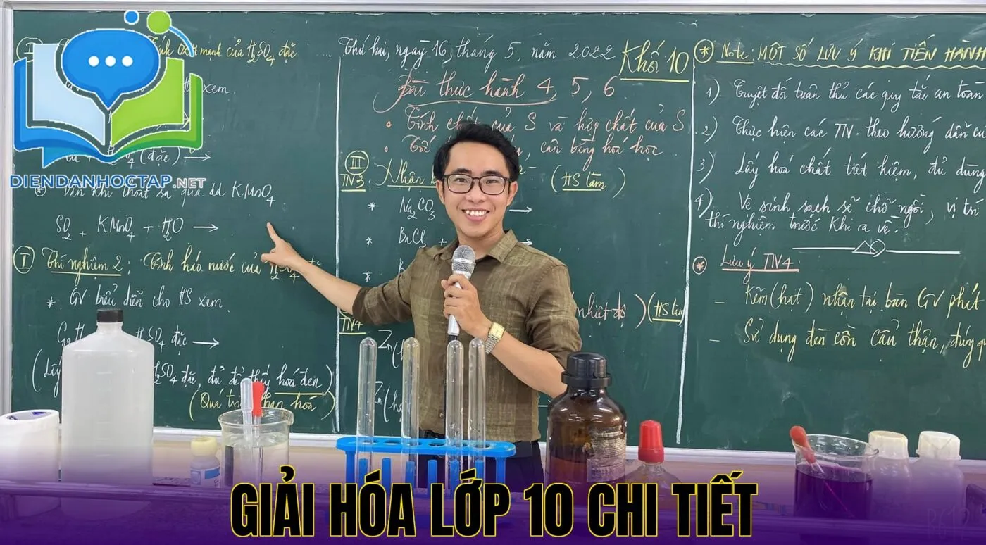 Giải Hóa Lớp 10 Chi Tiết