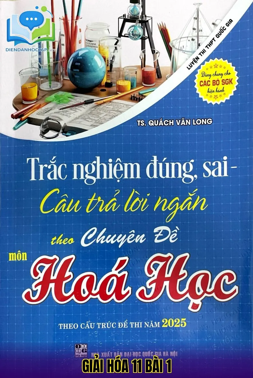Giải Hóa 11 Bài 1