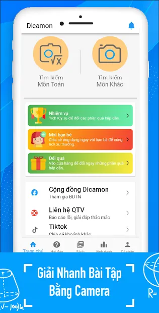 Dicamon – Giải bài tập Tiếng Anh bằng camera